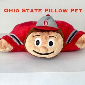 OHIO STATE BUCKEYES OSU Pillow Pet Brutus/Collegiate/Plush/University Mascot